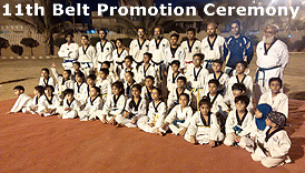 Prince Taekwondo Academy 11th belt promotoin ceremony north nazimabad campus Karachi