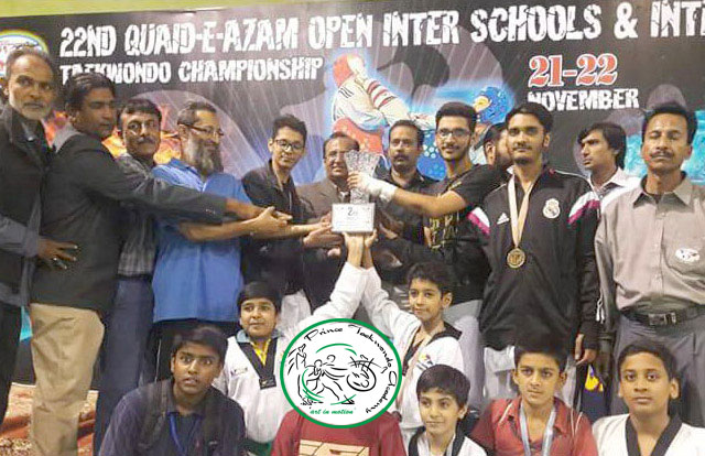 Taekwondo Championship in Karachi Master Shabbir Hussain of Zulfi International organizing 22nd Quaid e Azam Open inter schools inter club taekwondo championship at Sindh Sport Board on 21-22 November