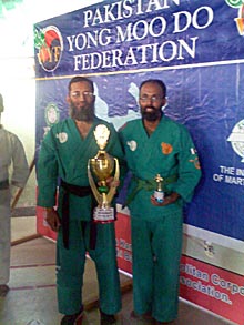Owais and Suqrat at Yong Moo Do Championship 2013 conducted by Pakistan Yonmoodo Federation